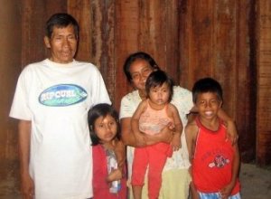 The family who's house we built in one day.