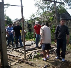 Demolition began. There was to be nothing left of the original structure.